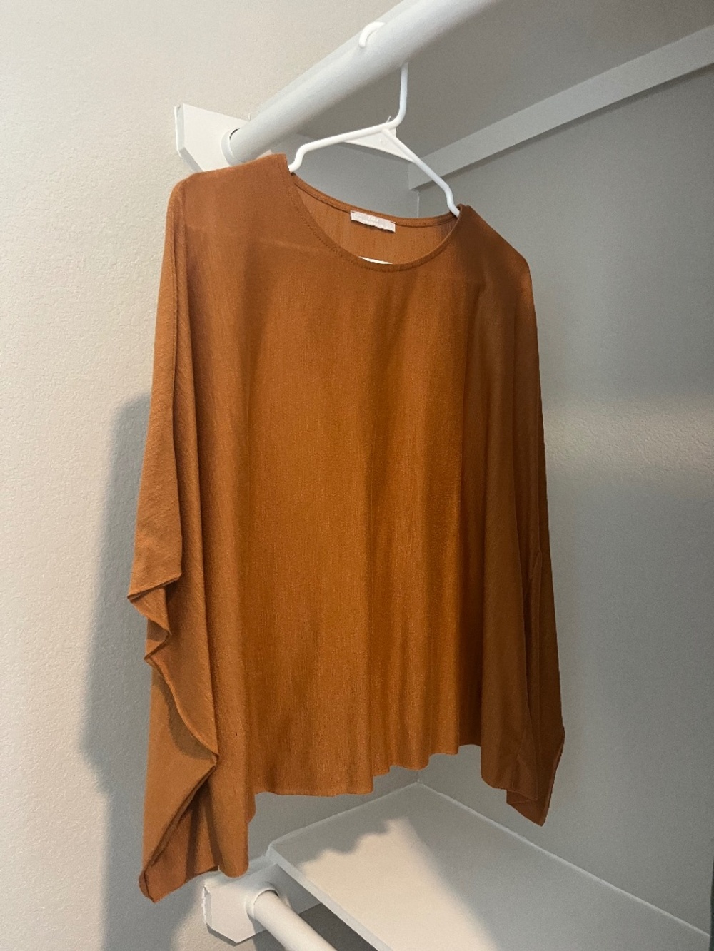 ZARA Mustard Colored Poncho type top